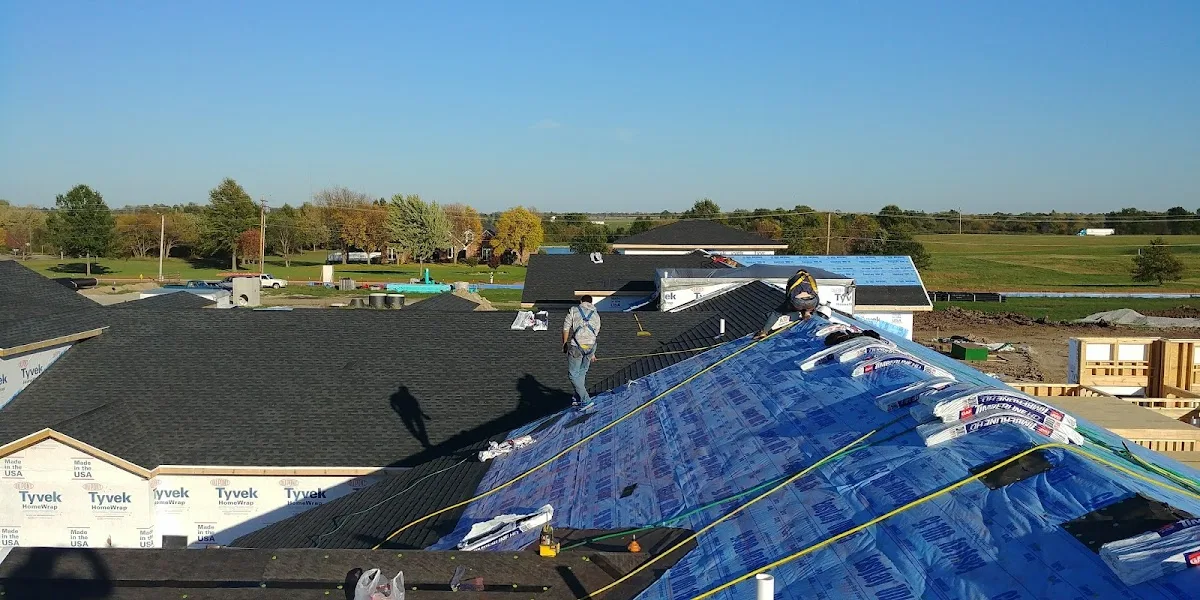 Roofing project by SJ Drew Construction Company