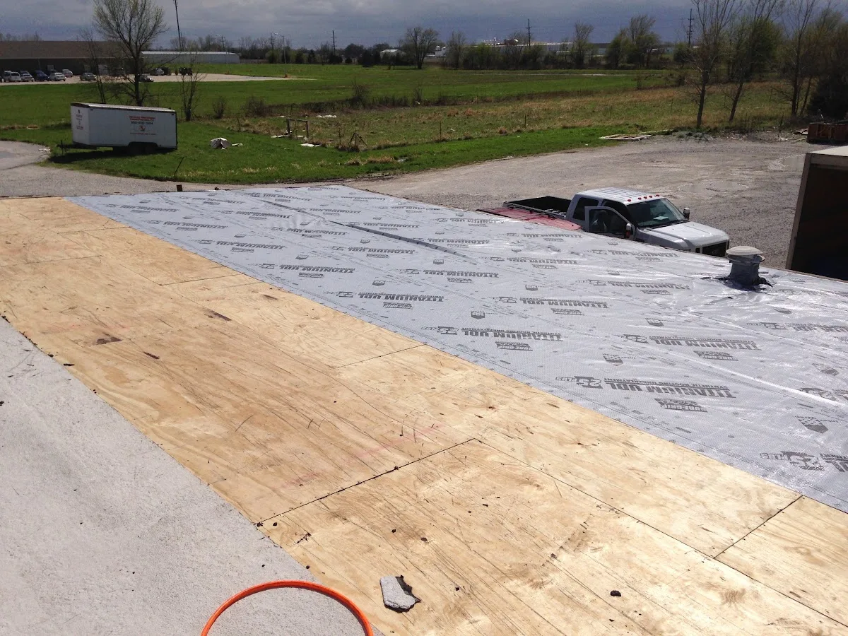 Roofing project by SJ Drew Construction Company
